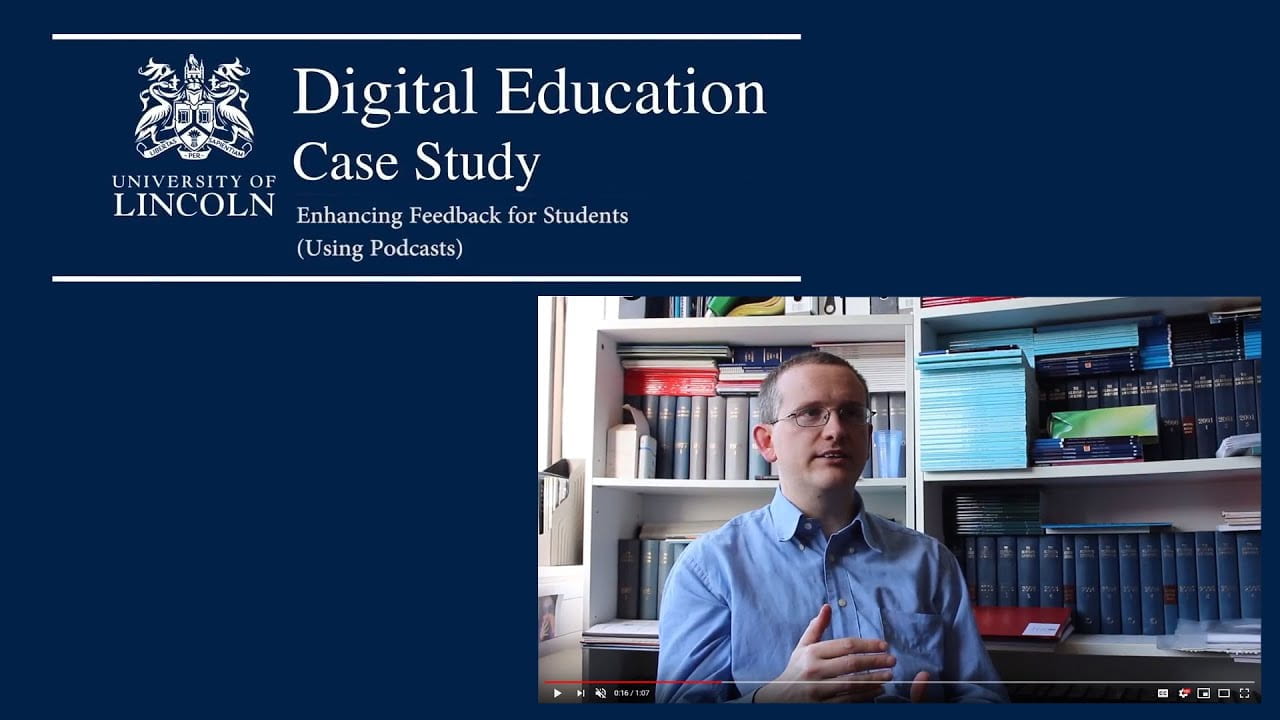 Title Image | Digital Education Case Study | Enhancing Feedback for Students (Using Podcasts)